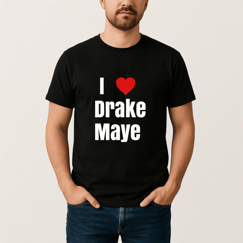 I Heart Drake Maye T-Shirt New England Patriots Clothes Football Lover Gifts