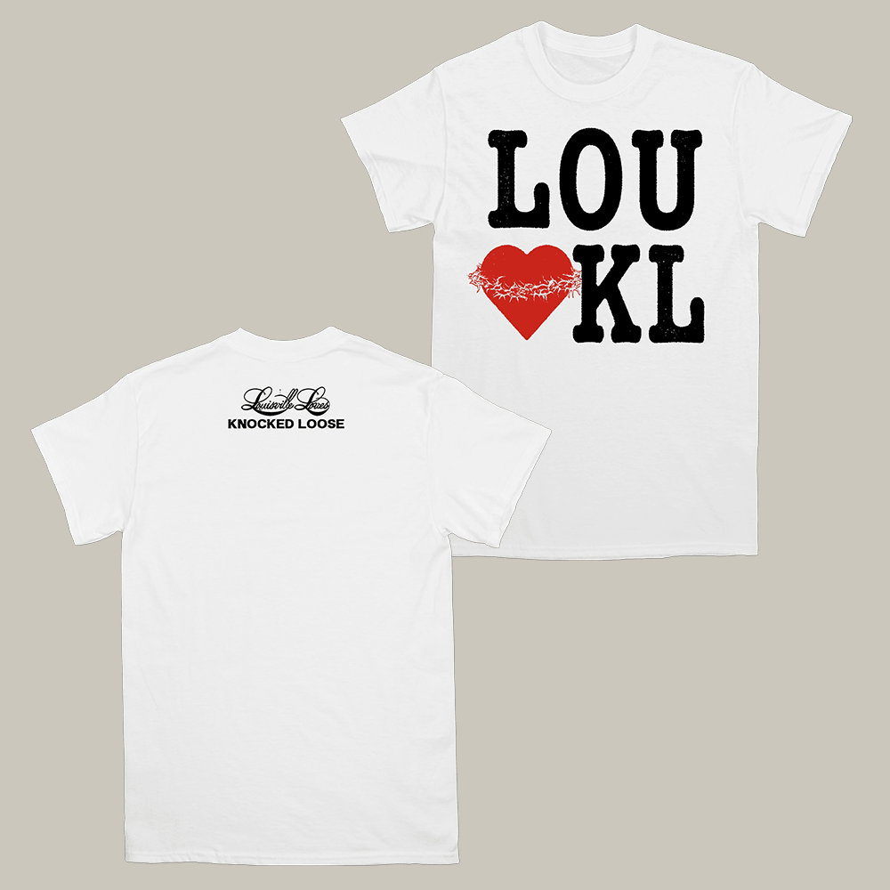 I Heart KL Knocked Loose T-Shirt Metalcore Band Music Apparel Knocked Loose Fan Gift