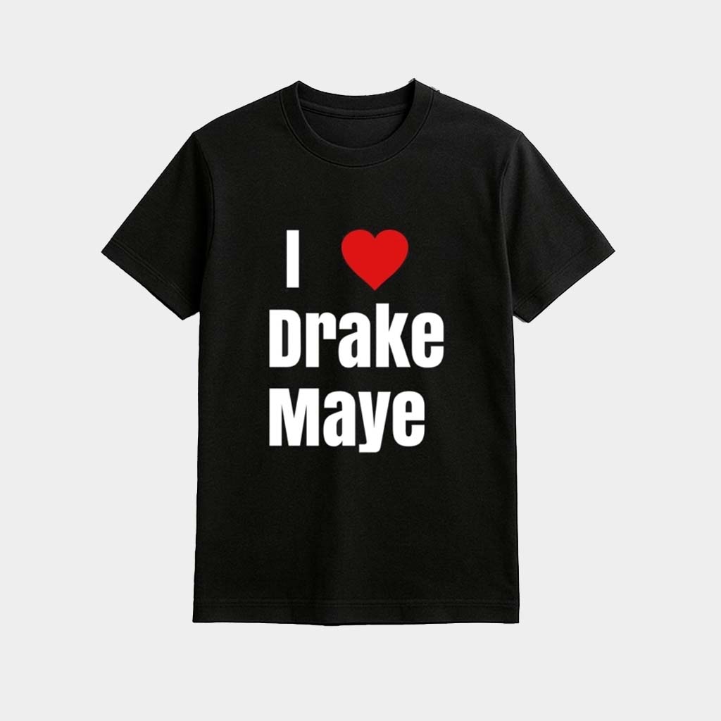 I Heart Love Drake Maye Shirt Gifts For Football Fan