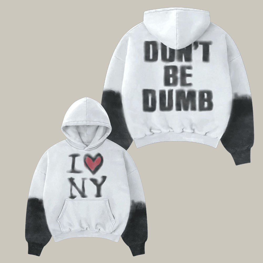 I Heart NY Hoodie Don't Be Dumb Album ASAP Rockey Apparel Best Fan Gifts