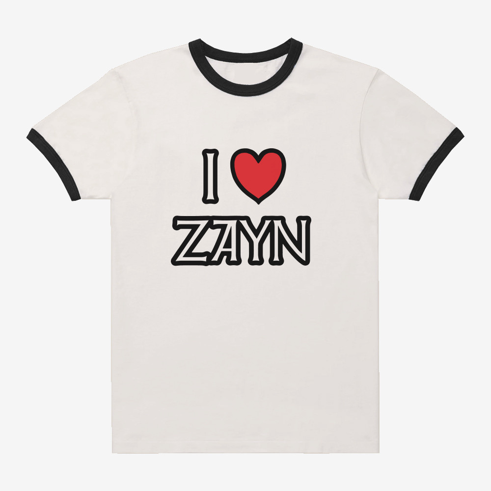 I Heart Zayn Malik T-Shirt Zayn Malik Clothes Gift Ideas For Music Enthusiasts