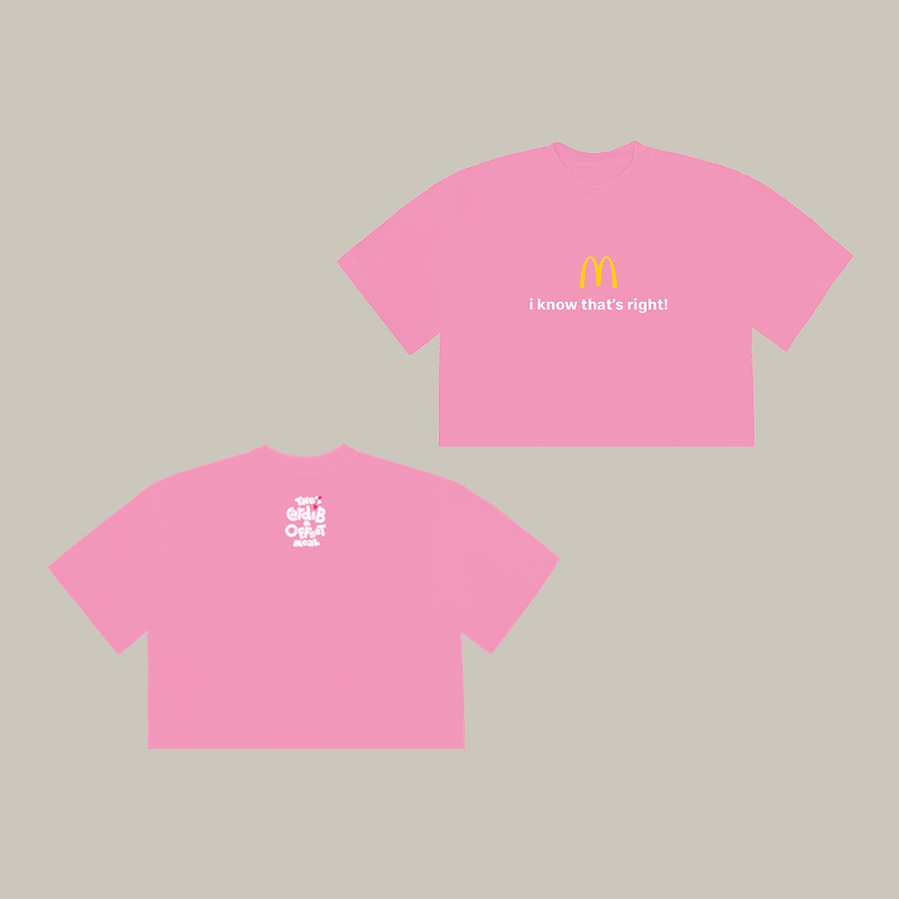 I Know That's Right Cardi B Mc Donald T-Shirt The Cardi B And Offset Meal Shirt Gift For Huge Fans