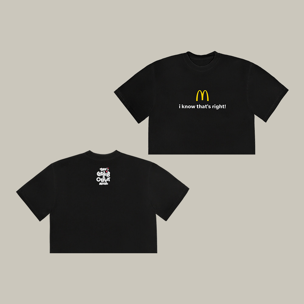 I Know That's Right Crop Top The Cardi B And Offset Meal Merch Cool Gift For Fans