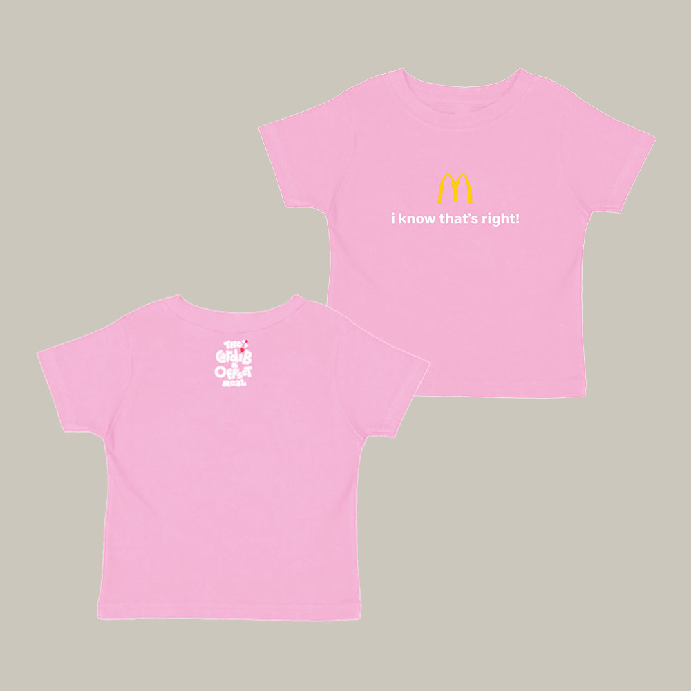 I Know That's Right Mc Donald Baby Tee The Cardi B And Offset Meal Clothes Birthday Gift For Mom