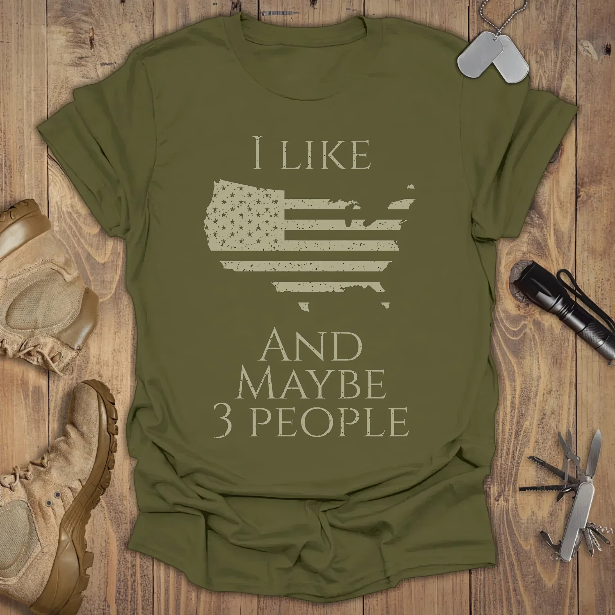 I Like America And Maybe 3 People T-shirt Patriotic Shirts Gift Ideas For Mother In Law
