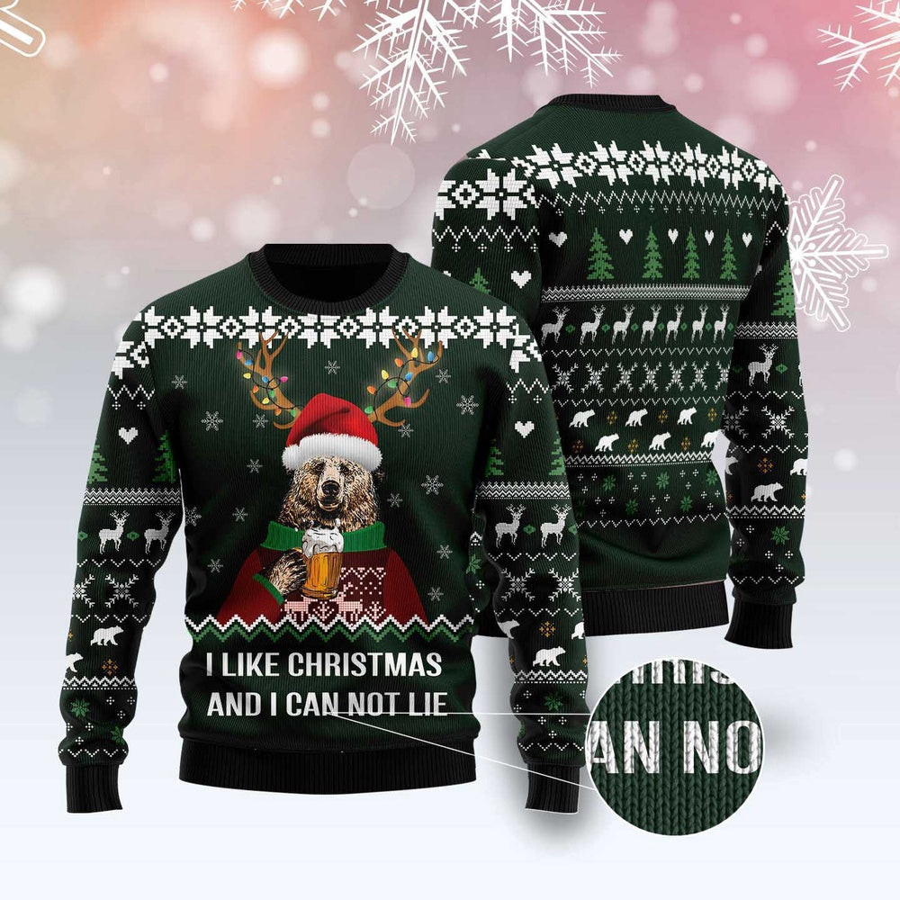 I Like Christmas And I Can Not Lie Ugly Christmas Sweater Funny Ugly Christmas Sweater Xmas Gifts