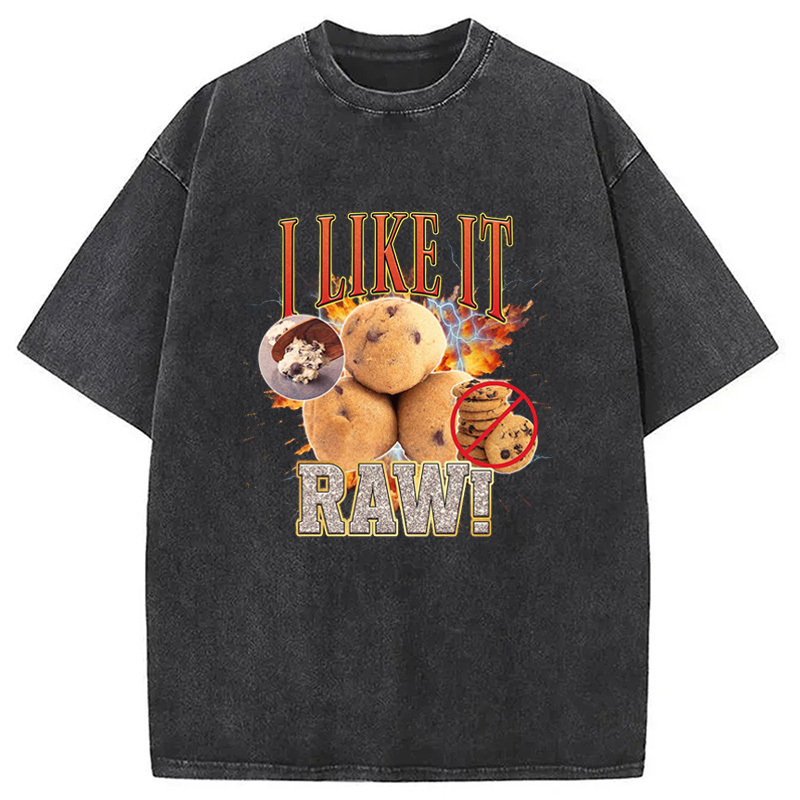 I Like It Washed T-Shirt Soft Cotton Daily Wear Tee Gifts For Besties