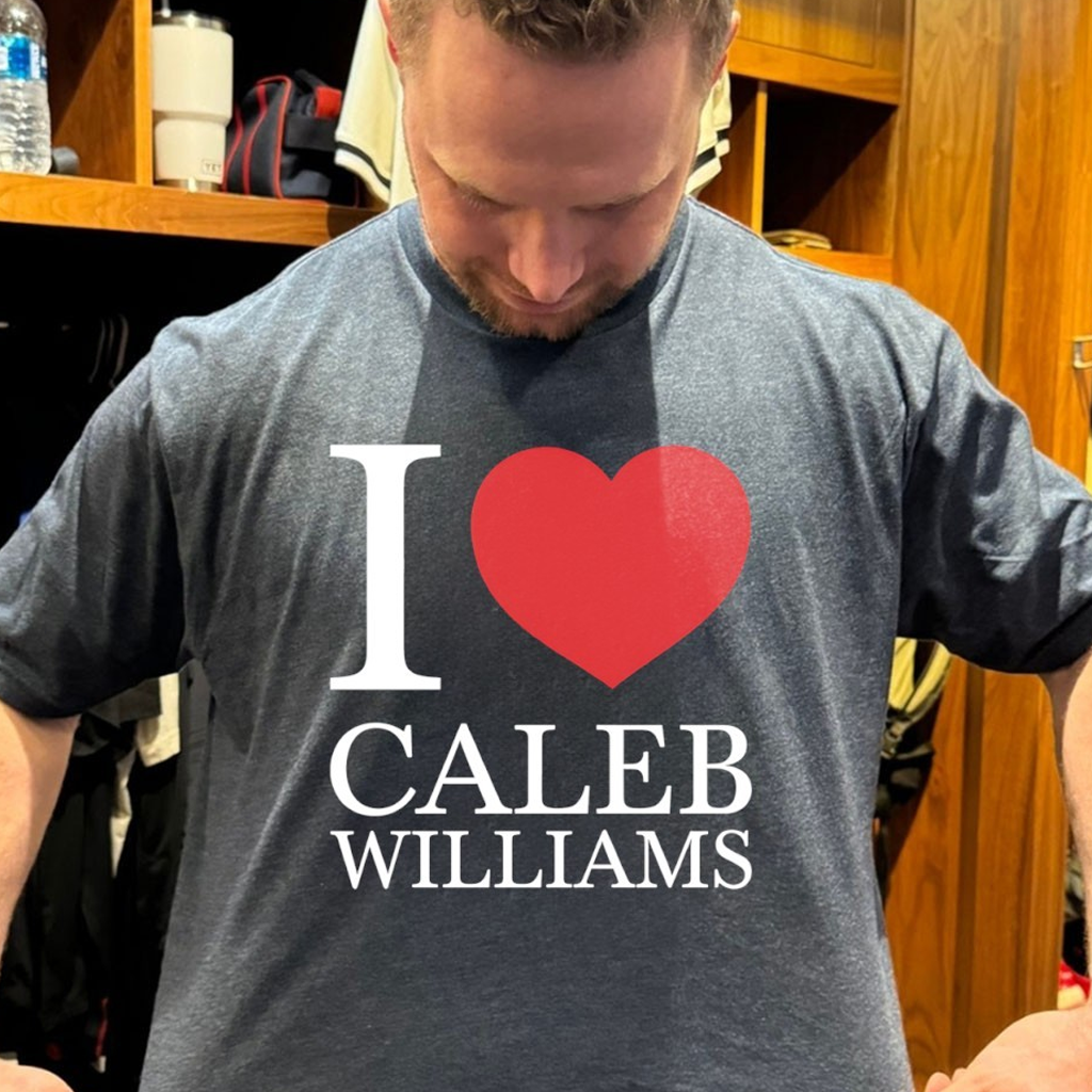 I Love Caleb Williams Chicago Football Shirt Bears Merch Best Gift For Football Lovers