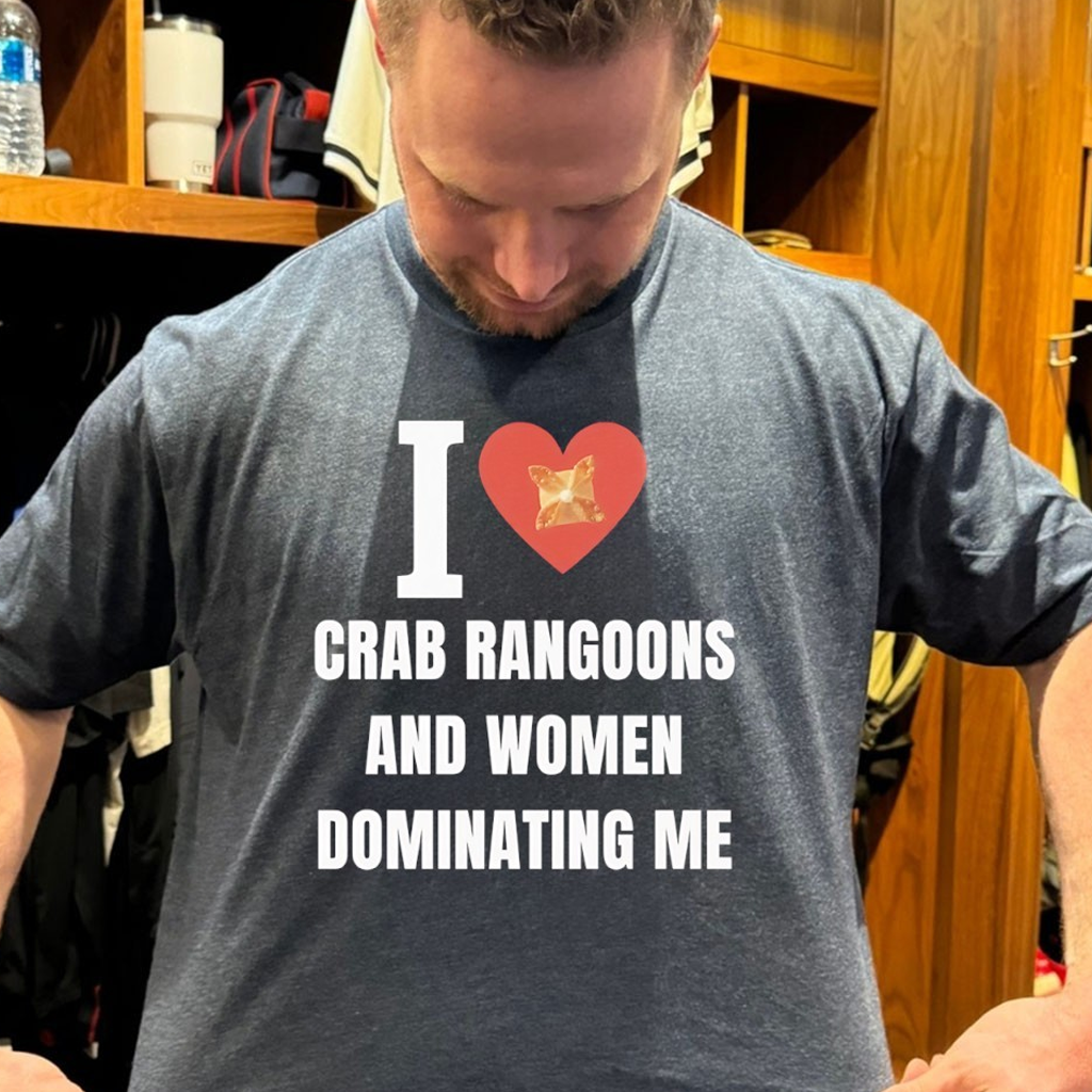 I Love Crab Ragoons And Women Dominating Me Shirt Gifts Ideas For Husband