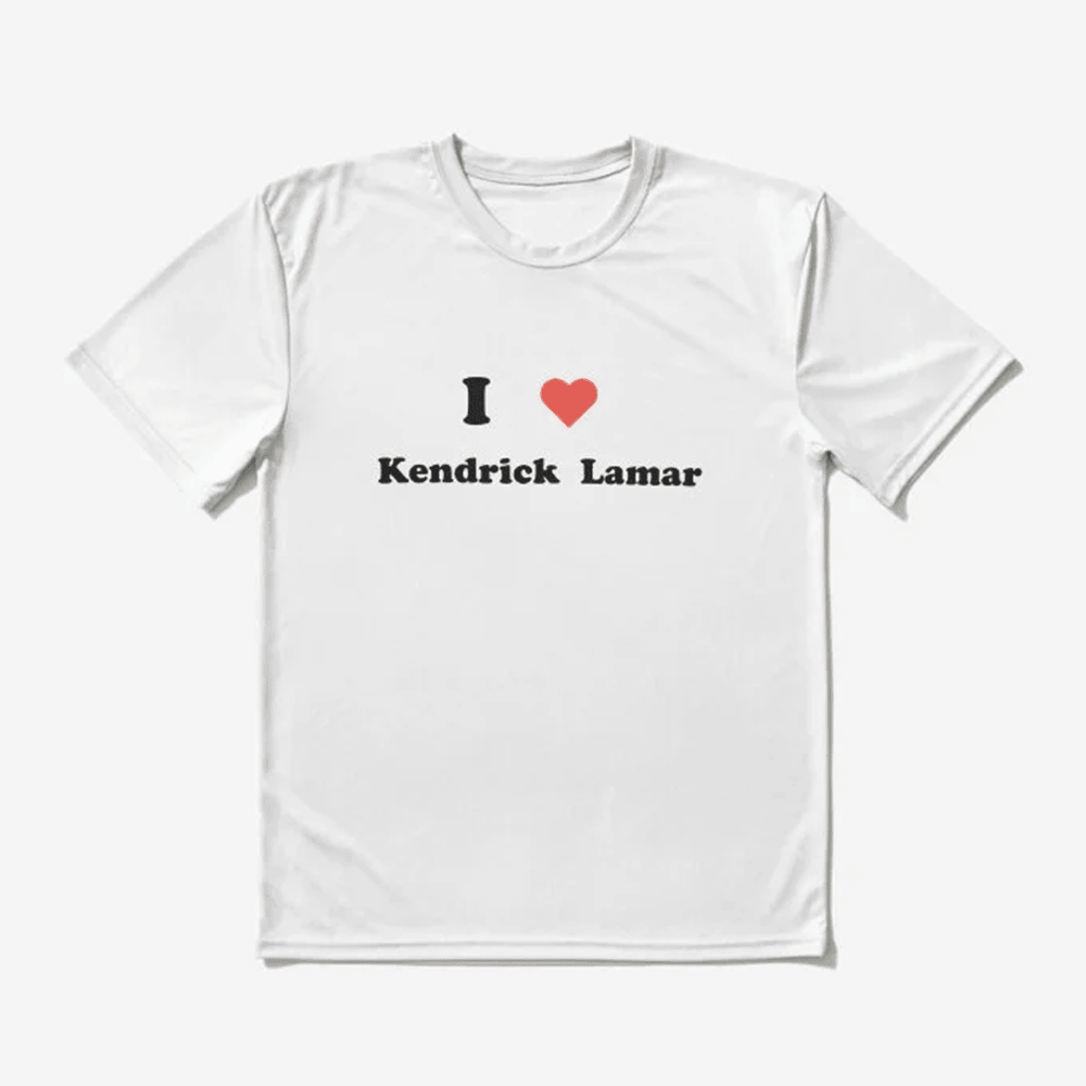 I love Kendrick Lamar Fan Statement Baby Keem T-Shirt Kendrick Lamar Family Ties Merch Fans Gift