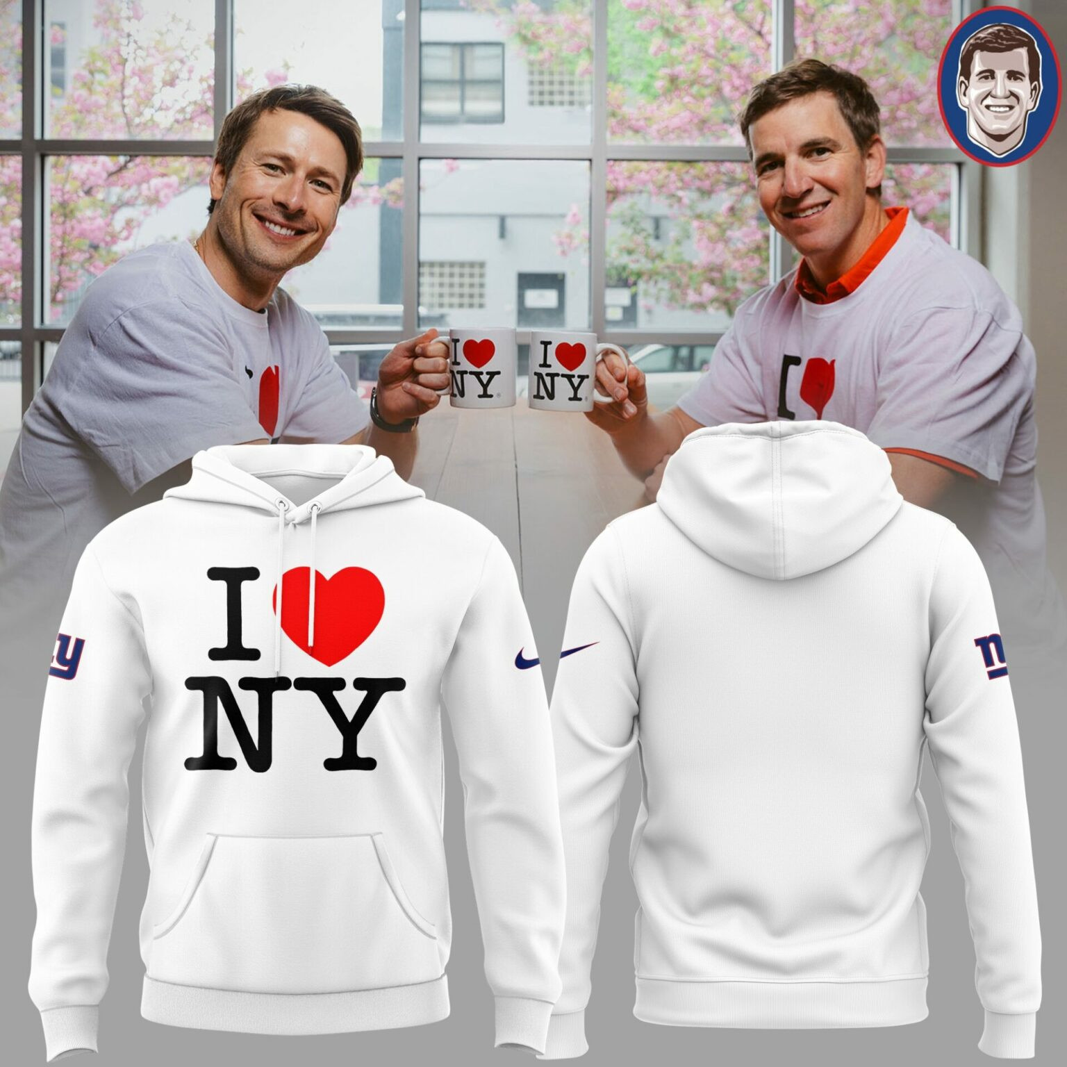 I Love New York Limited Hoodie Perfect Giants Gift Merch For Sport Fans