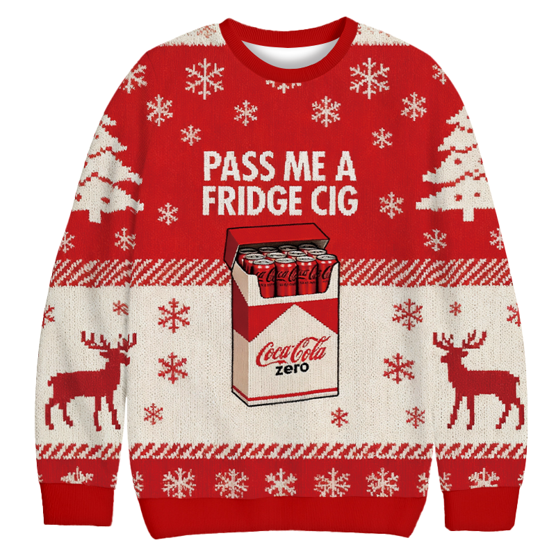 I Need A Coca-Cola Zero Christmas Ugly Sweatshirt Holiday Joke Gift Idea