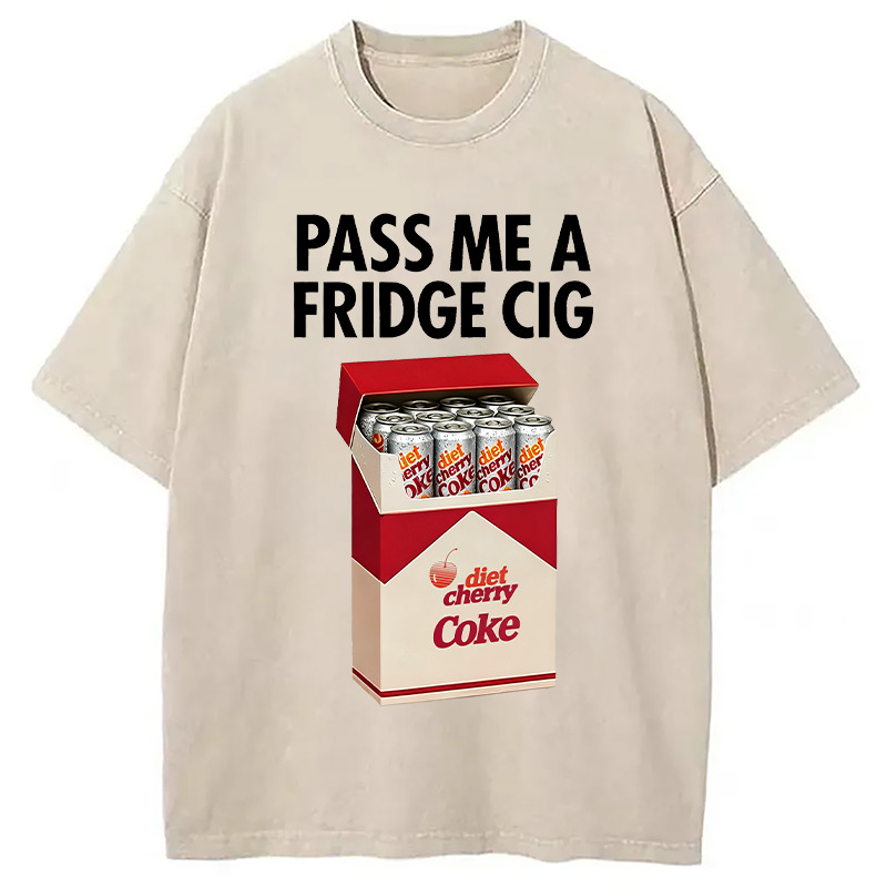 I Need A Diet Cherry Coke Washed T-Shirt Cool Urban Street Style Shirt Gifts For Friends