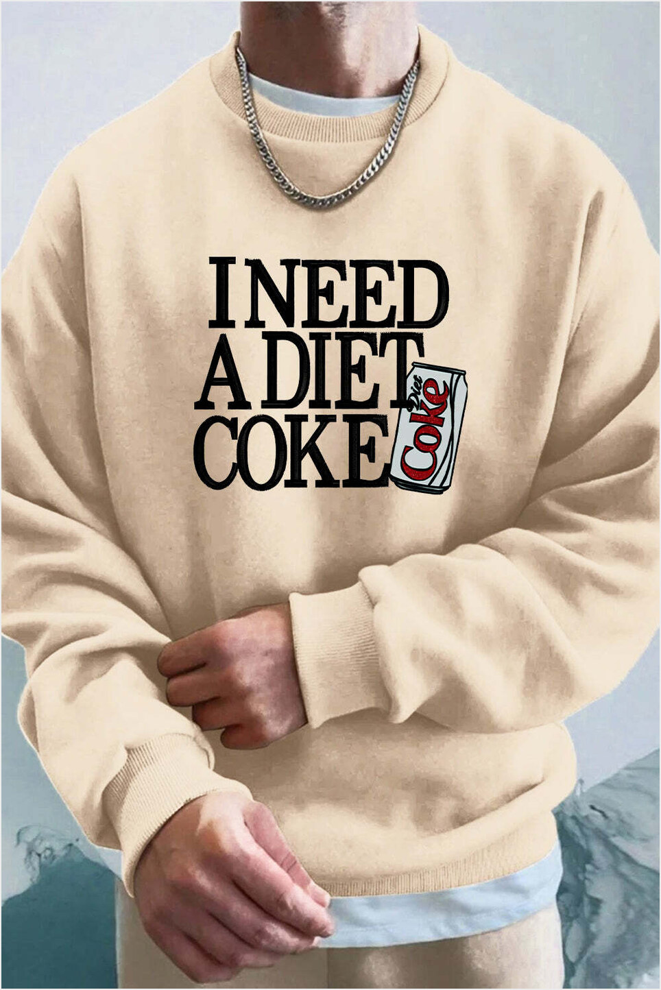 I Need A Diet Coke Sweatshirt For Men Gifts For Brother Trendy Merch I Need A Diet Coke Sweatshirt For Men Gifts For Brother Trendy Merch