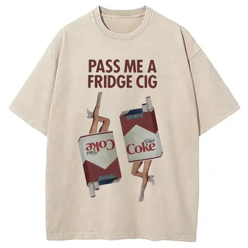 I Need A Diet Soda Washed T-Shirt Soft Comfortable Daily T Shirt Gifts For Besties