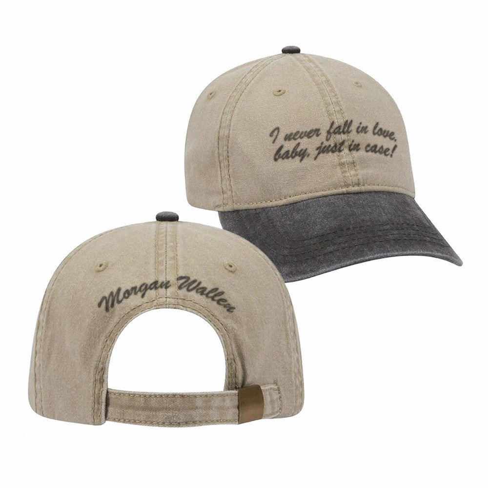 I Never Fall In Love Vintage Hat Morgan Wallen Baseball Cap Music Lover Gift For Friends