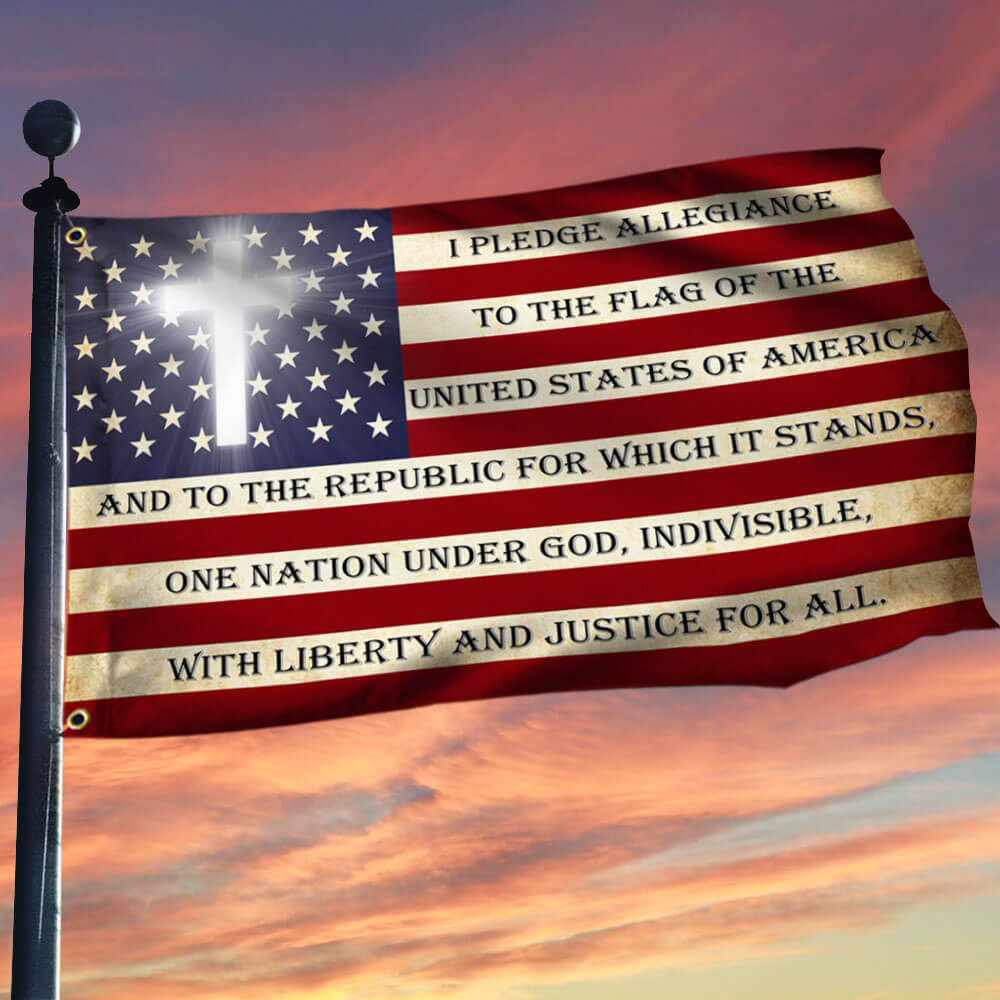 I Pledge Allegiance Flag One Nation Under God American Eagle Patriotic Gift IDeas