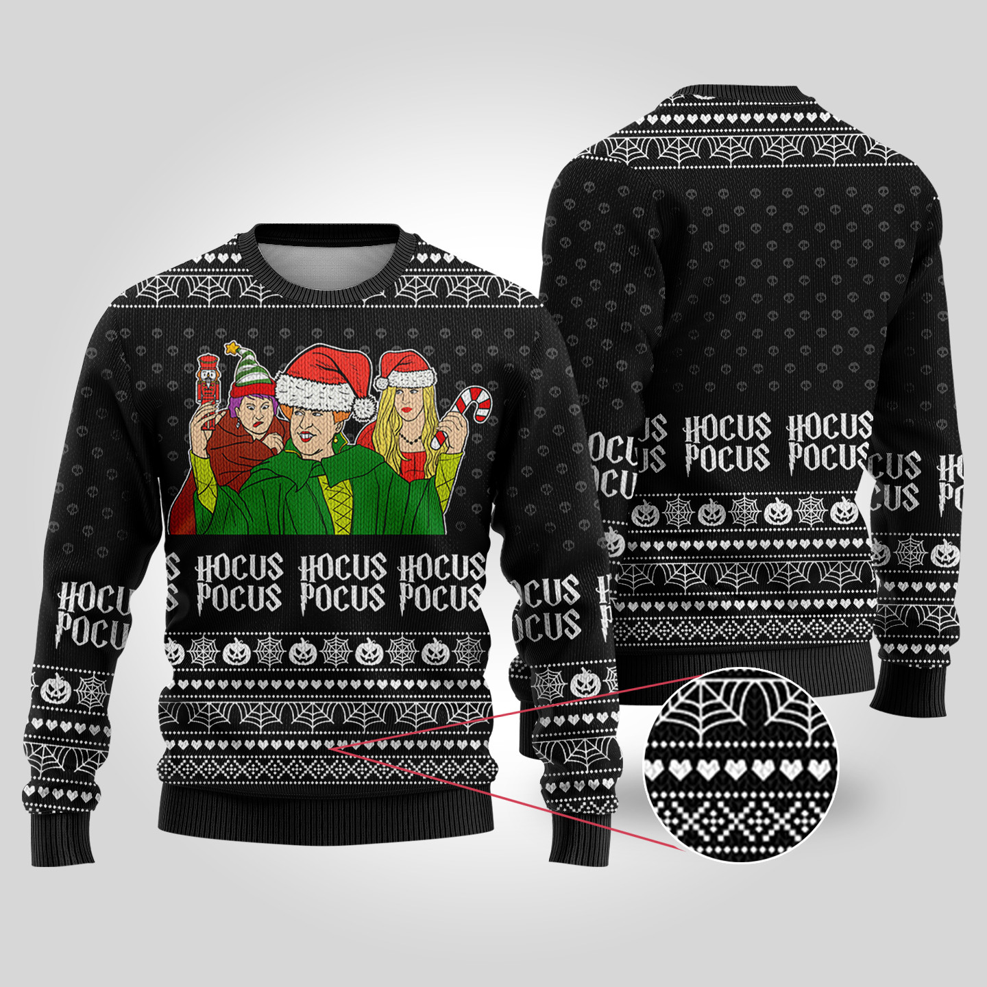 I Put A Spell On You Hocus Pocus Halloween Sweater Black Christmas Merch Gift That Brings Joy and Warmth