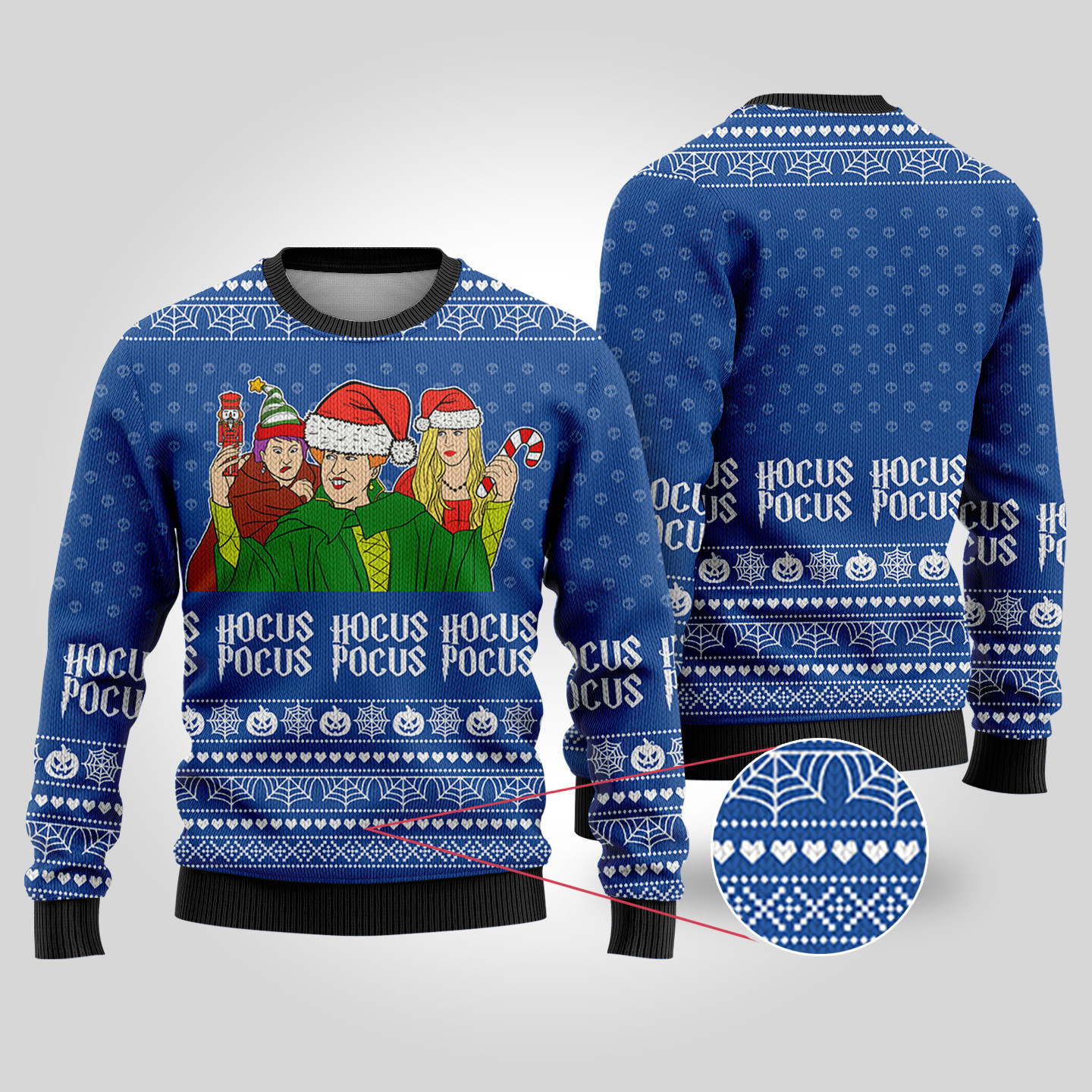 I Put A Spell On You Hocus Pocus Halloween Sweater Royal Festive Sweatshirt for Christmas Celebrations