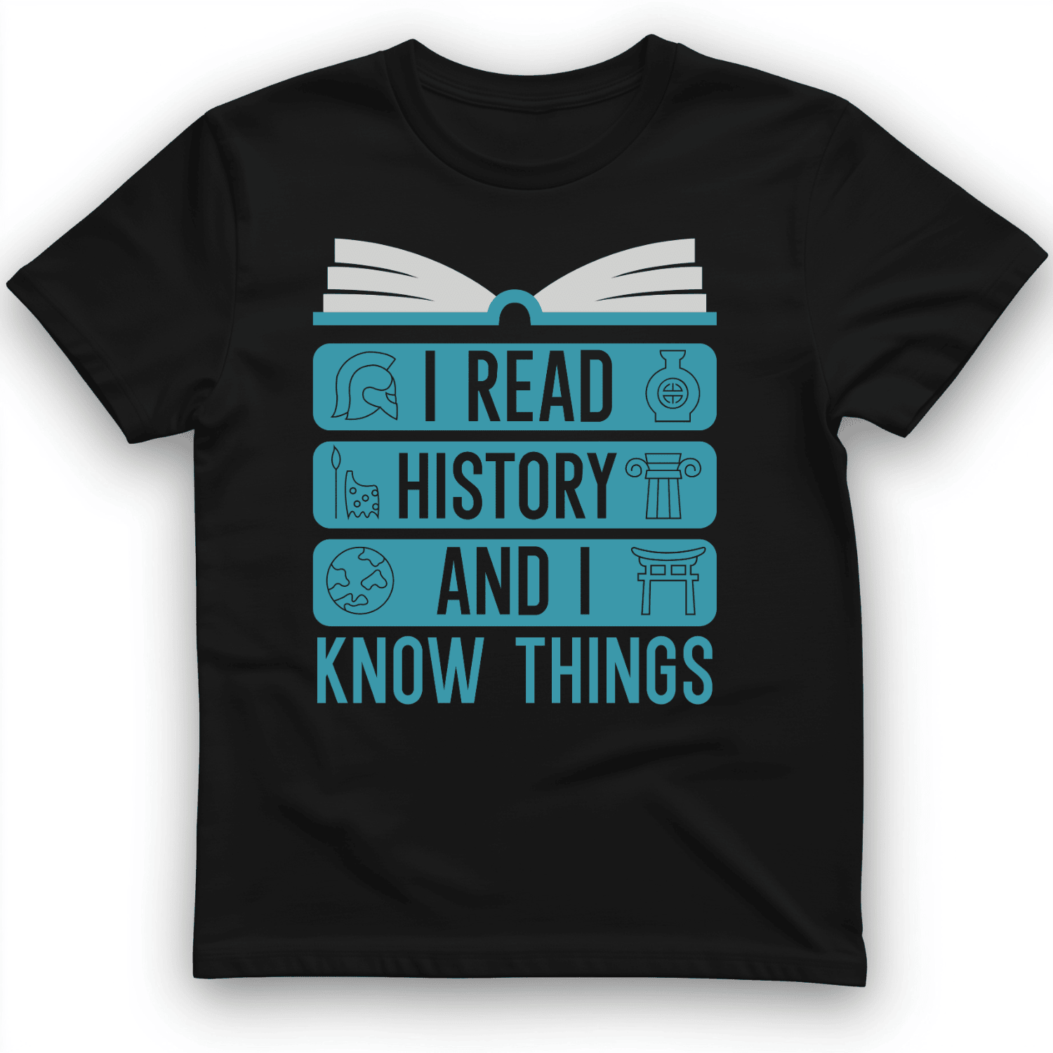 I Read History And Know Things T-Shirt Trendy Clothes Gifts For Bookish