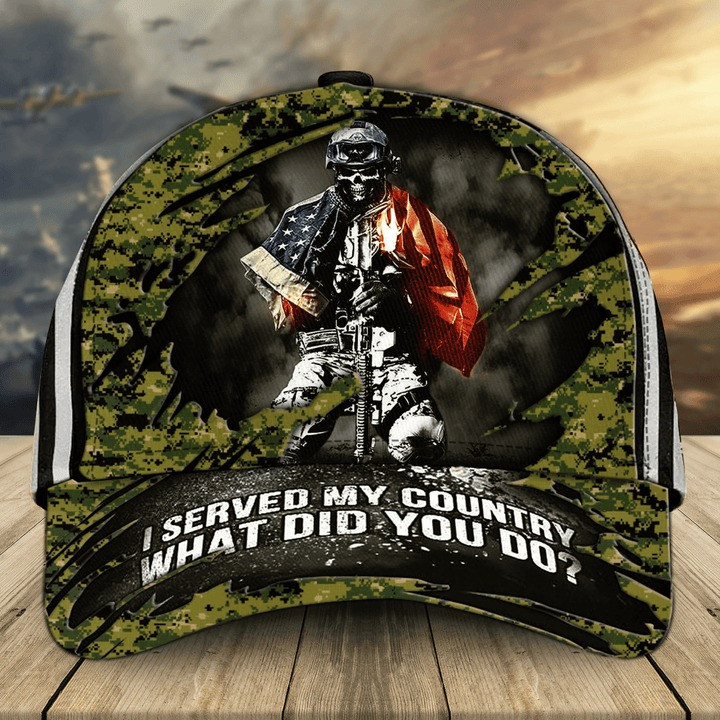 I Served My Country US Coast Guard Classic Cap Best Gift For Friends and Husband and Dad On Veterans Day