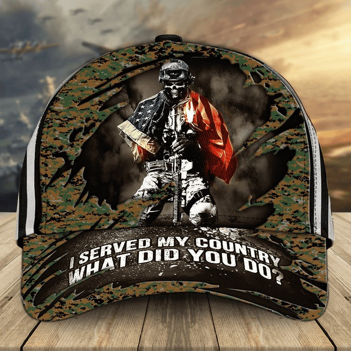 I Served My Country US Marines Classic Cap Best Gift For Friends and Husband and Dad On Veterans Day