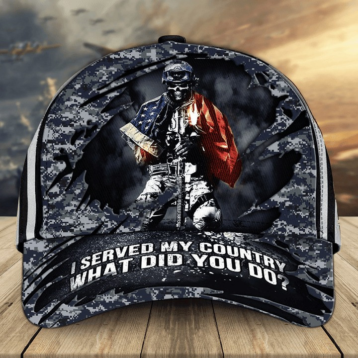 I Served My Country US Navy Classic Cap Best Gift For Friends and Husband and Dad On Veterans Day