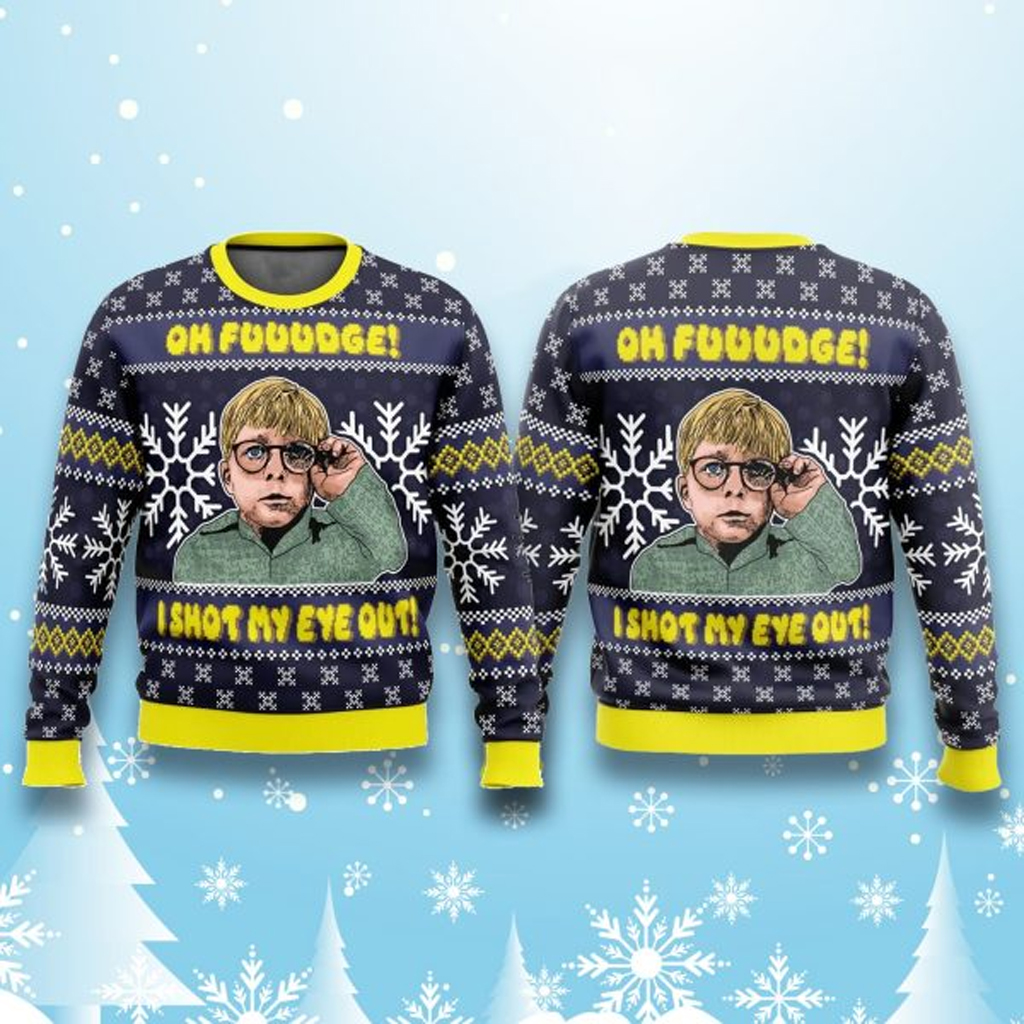 I Shot My Eye Out A Christmas Story Ugly Christmas Sweater Xmas Gift Ideas For Him