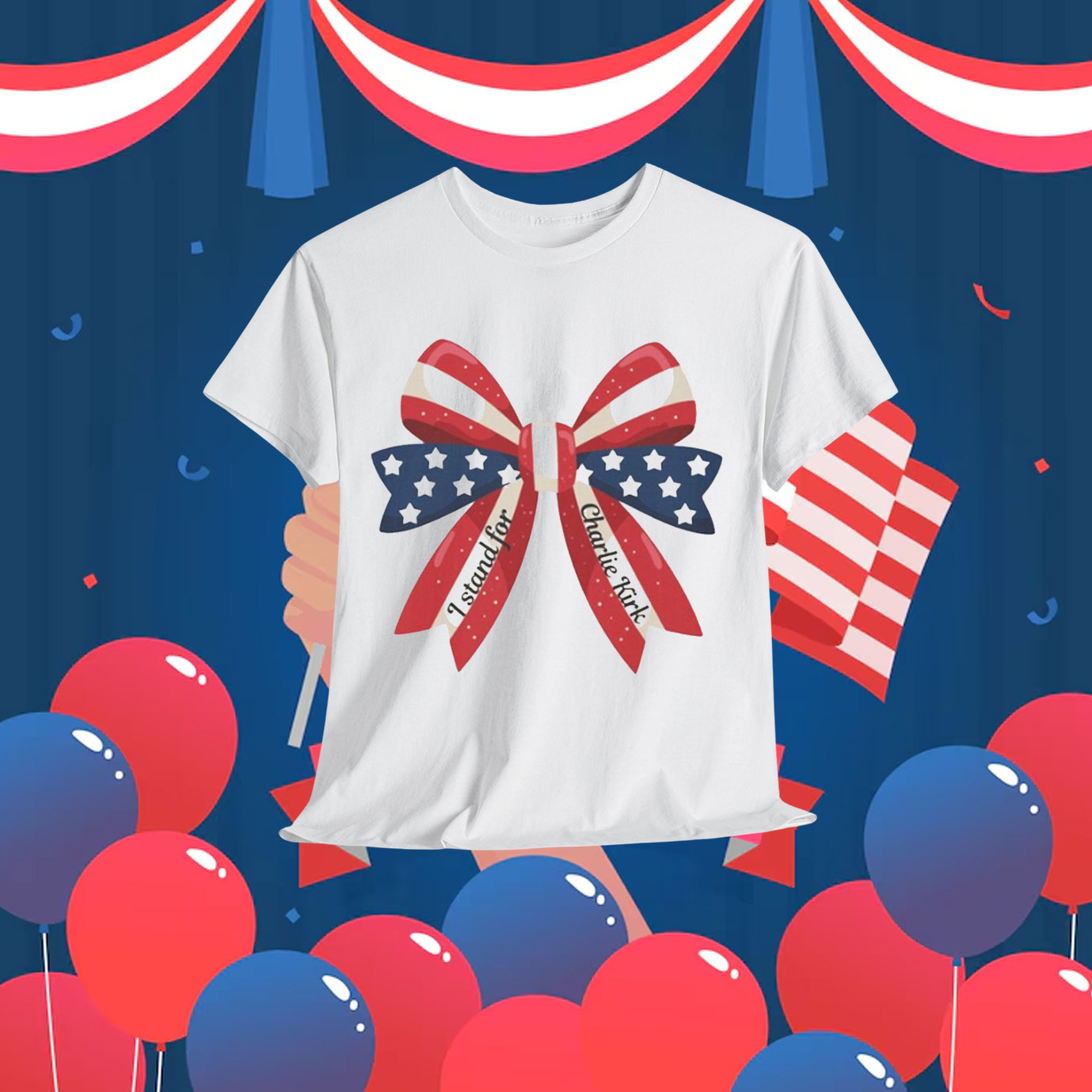 I Stand For Charlie Kirk Shirt