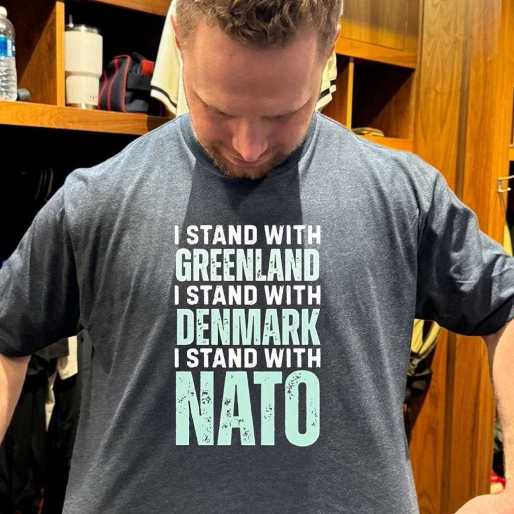 I Stand With Greenland Denmark NATO Shirt Political Activist Apparel Gifts For Him