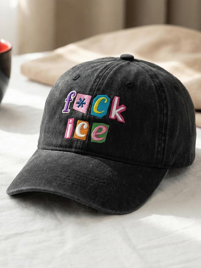 I Stand With Minnesota Hat Embroidered F ICE Merch Justice for Alex Hat Gifts For Mom