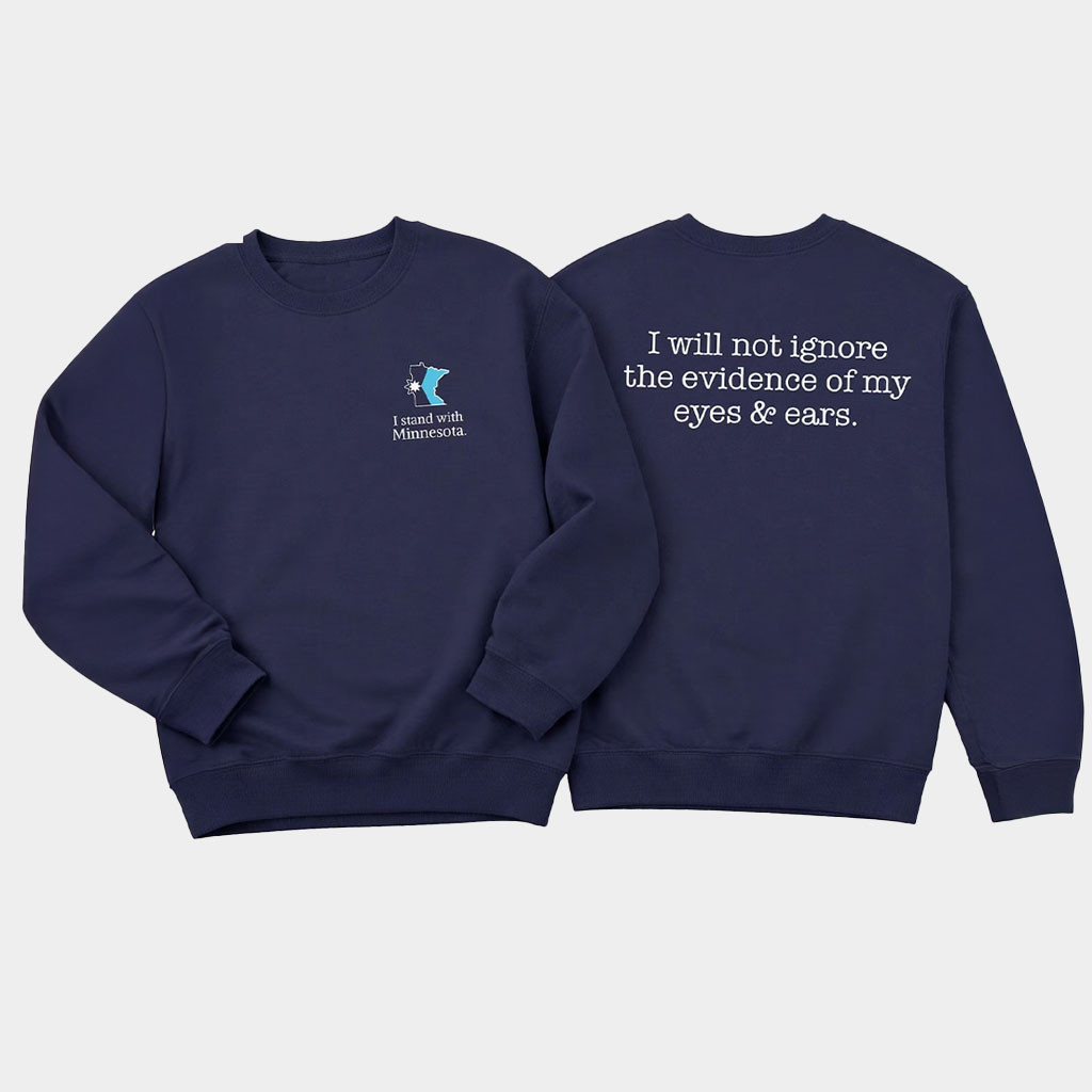 I Stand With Minnesota Sweatshirt Minnesota Strong Apparel Abolish ICE Merch Gifts