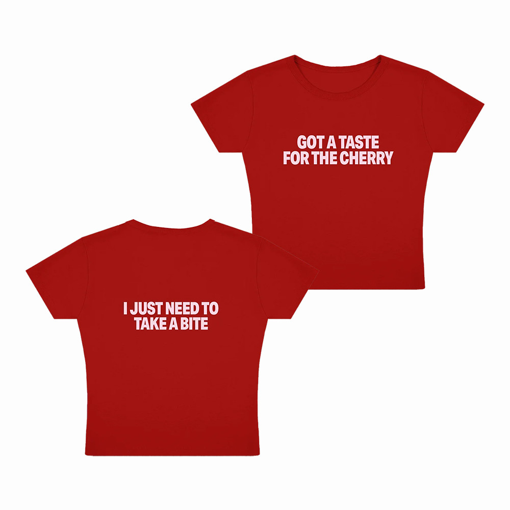 I Take A Bite Cherry Demi Lovato Baby Tee Demi Lovato Merch Gift For Music Lovers