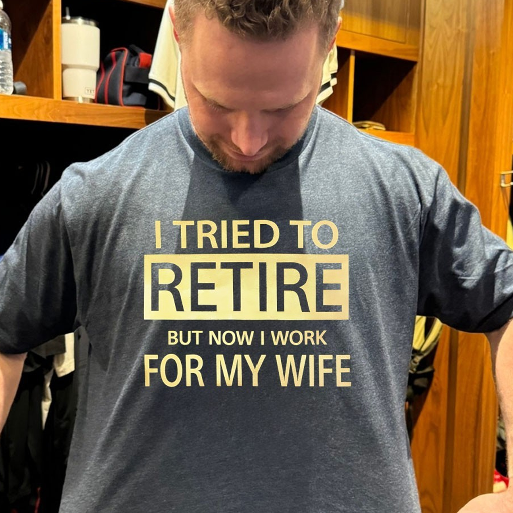 I Tried To Retire But Now I Work For My Wife Shirt Funny Gifts For Husband