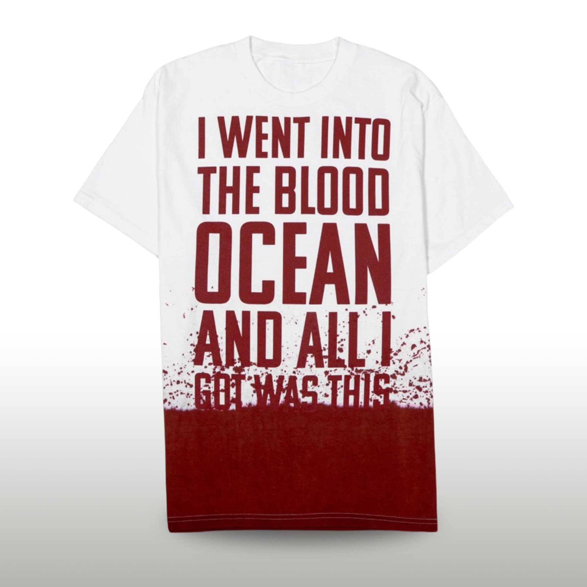 I Went Into The Blood Ocean All I Got Was This T-Shirt Funny Trending Graphic Tee Best Gift For Friends