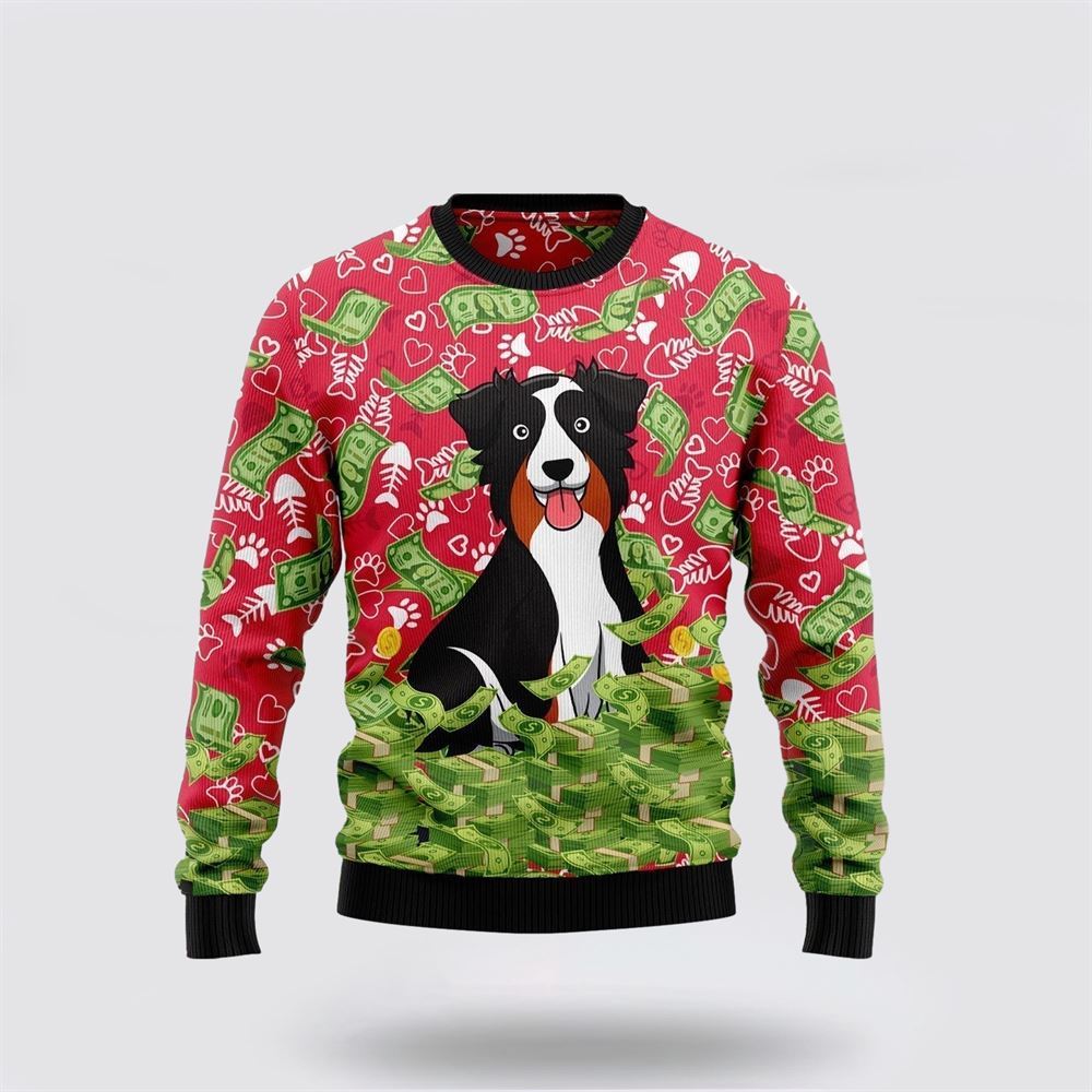 I Work Hard So That My Dog Can Have A Better Life Ugly Christmas Sweater Christmas Gift For Dog Love