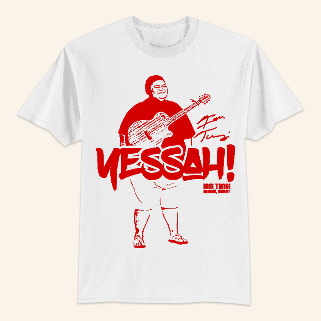Iam Tongi Merch White Yessah T-Shirt Gift Ideas For Friends Iam Tongi Merch White Yessah T-Shirt Gift Ideas For Friends