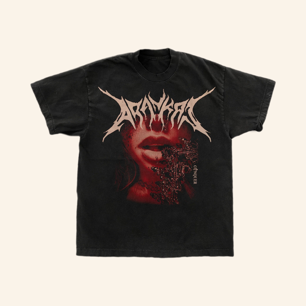 IAmArankai Merch Conquer Metal T-Shirt Dad Christmas Gift Ideas IAmArankai Merch Conquer Metal T-Shirt Dad Christmas Gift Ideas