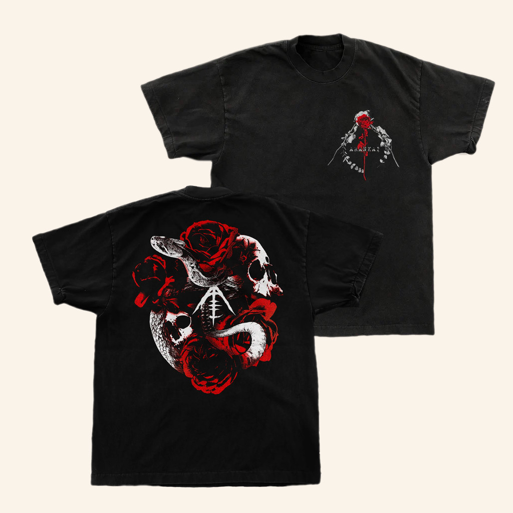 IAmArankai Merch Merch Death And Roses T-Shirt Christmas Presents For Him IAmArankai Merch Merch Death And Roses T-Shirt Christmas Presents For Him