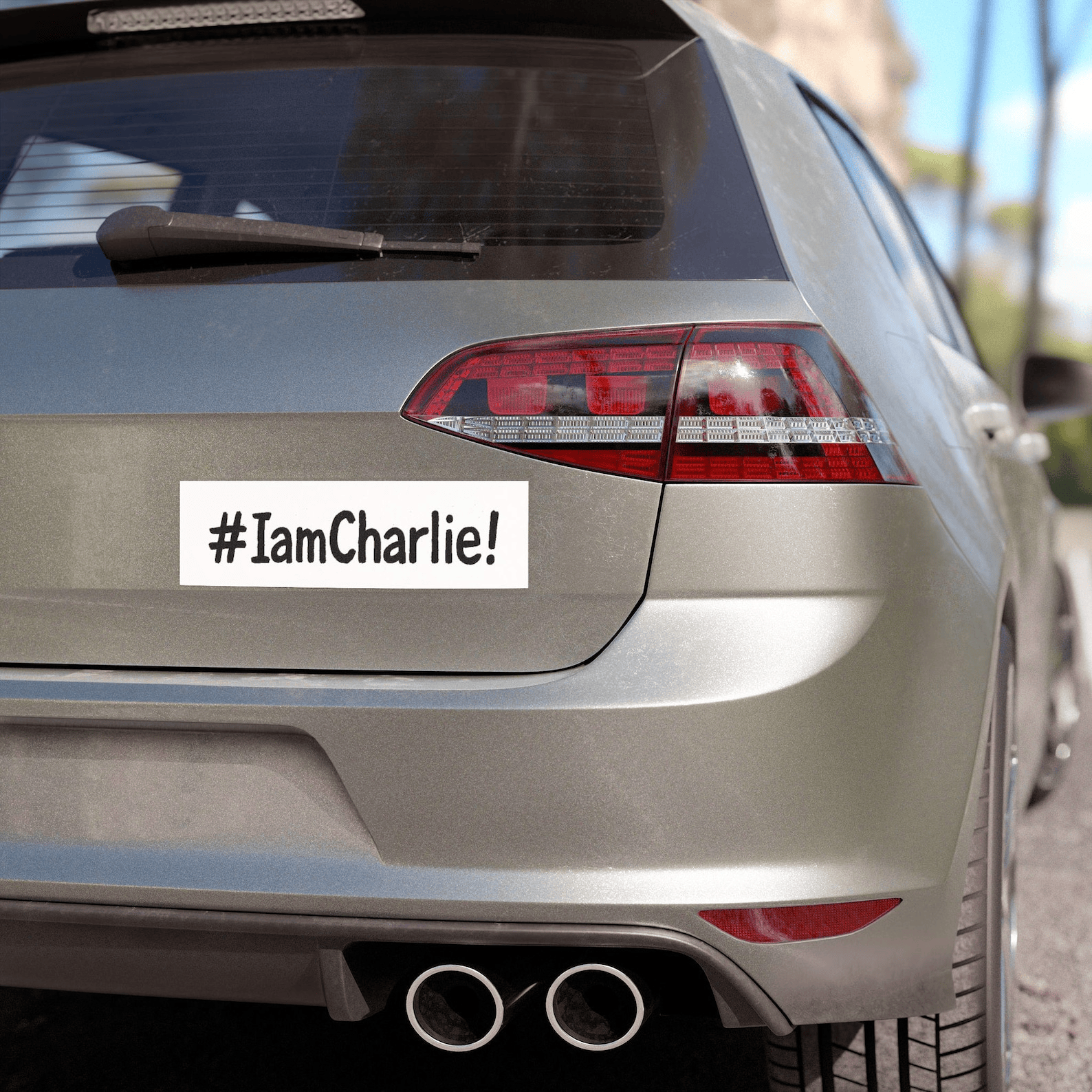 IamCharlie! (Charlie Kirk) Bumper Sticker Magnet Rip Charlie Kirk Car Magnet