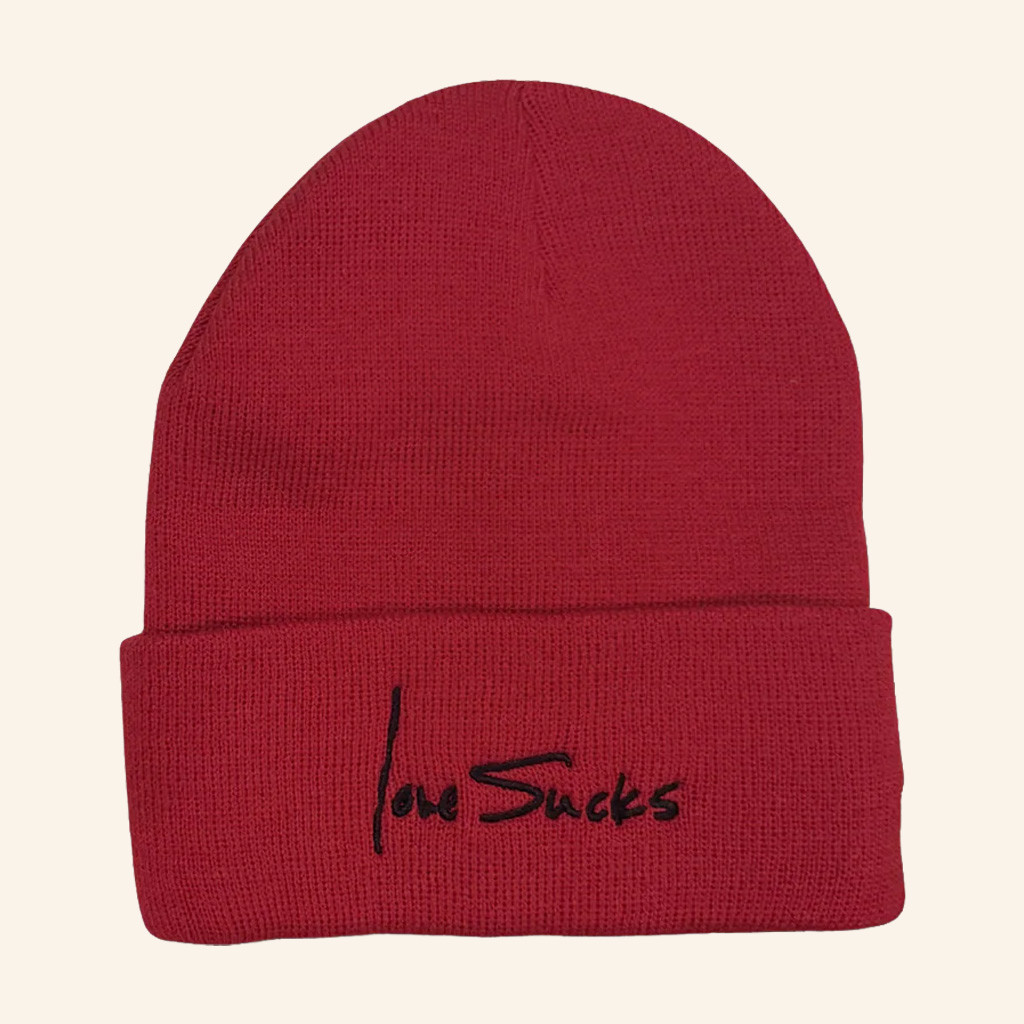 Ian Somerhalder Merch Love Sucks Beanie Christmas Gifts For Guys