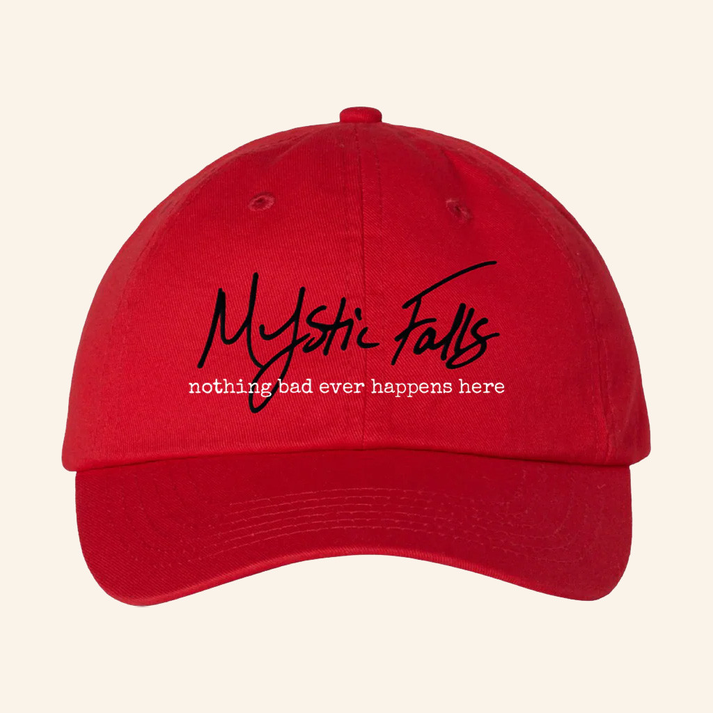 Ian Somerhalder Merch Mystic Falls Embroidered Hat Xmas Gifts For Brother