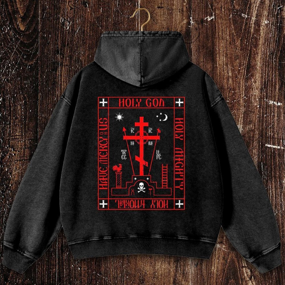 IC XC NIKA Hoodie Orthodox Christian Faith Apparel Jesus Conquers Best Gift