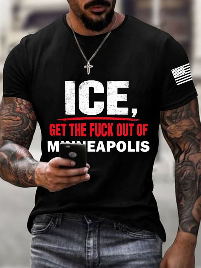 ICE Get The Fck Out Of Minneapolis T-Shirt Abolish ICE Shirt Best Gifts For Him