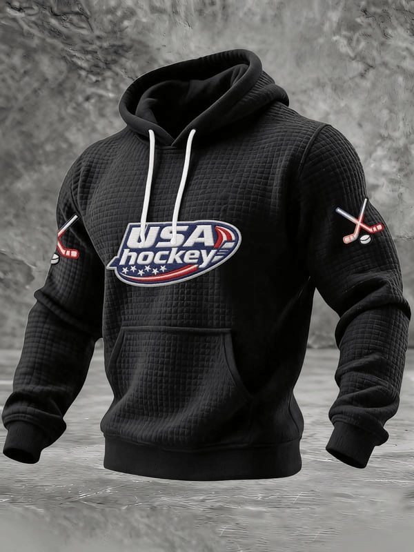 Ice Hockey National Team Hoodie USA Hockey Merch Ice Hockey Lovers Gifts For Men Ice Hockey National Team Hoodie USA Hockey Merch Ice Hockey Lovers Gifts For Men