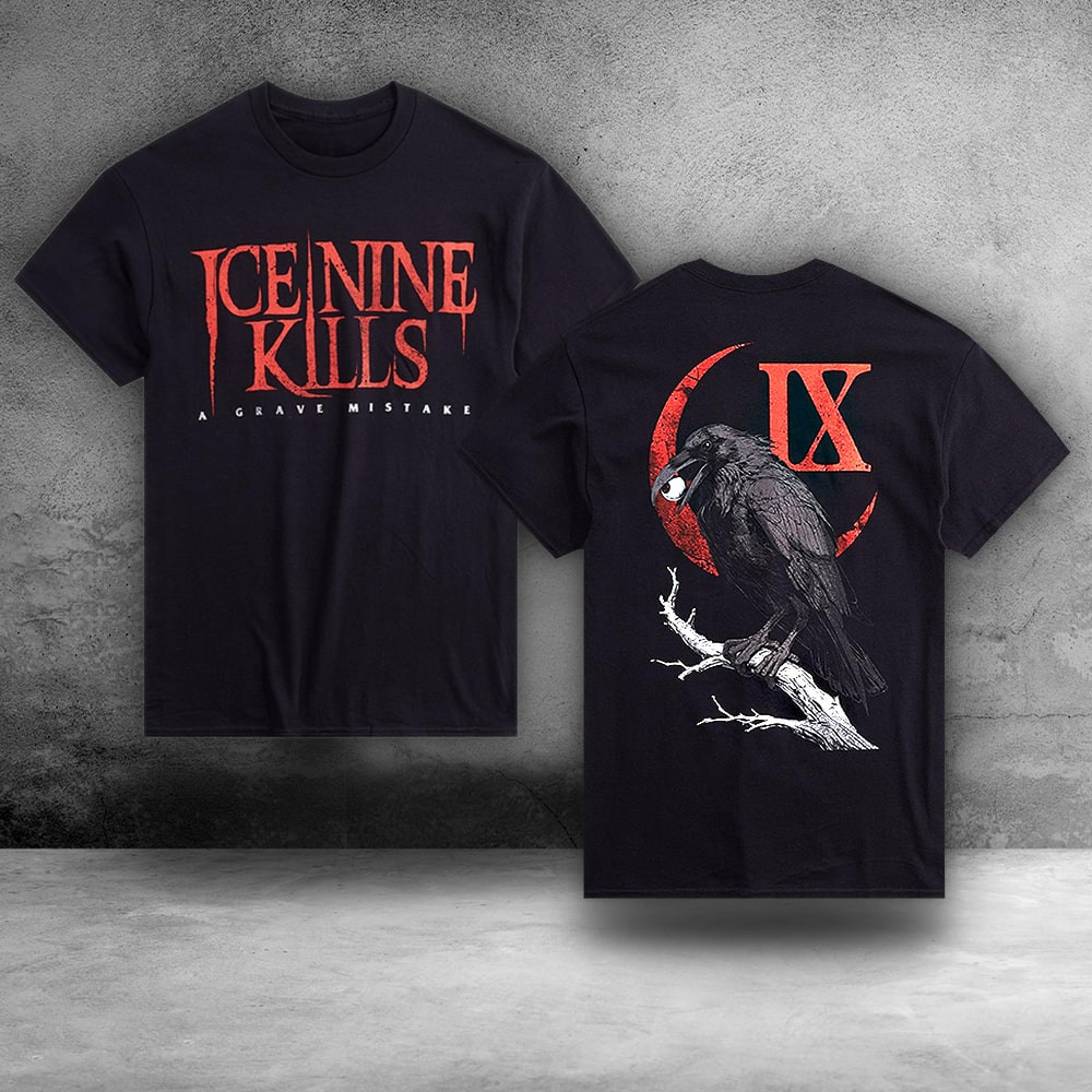 Ice Nine Kills A Grave Mistake Crow T-Shirt Unique Rock Fan Outfit Gift For Him