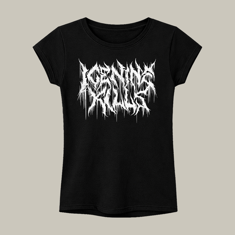Ice Nine Kills Logo Art T-Shirt Horror Metal Band Ice Nine Kills Merch Music Lover Gift For Her