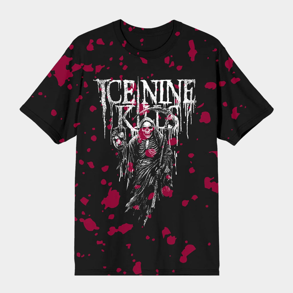 Ice Nine Kills Merch 2026 Grim Reaper Dye T-Shirt Ice Nine Kills Shirt Gift For Fans