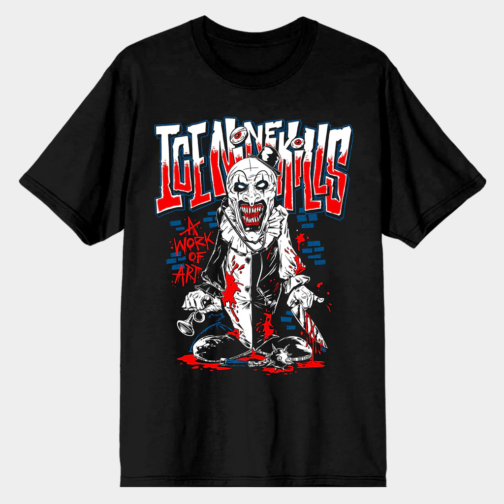 Ice Nine Kills Merch A Work Of Art Cartoon T-Shirt Best Gifts For Music Lovers