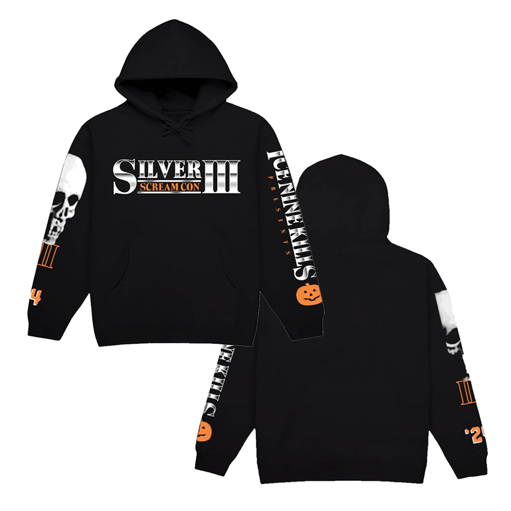 Ice Nine Kills Merch Hoodie I Survived Silver Scream Con SSC III Halloween Merch Gifts